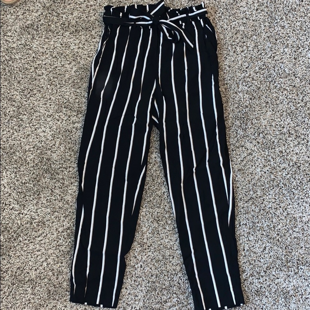 Tie waist Paper-bag Trousers!